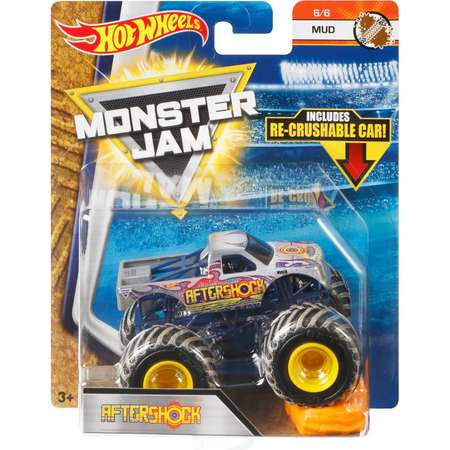 Машина Hot Wheels Monster Jam 1:64 Mud Афтершок FLX52