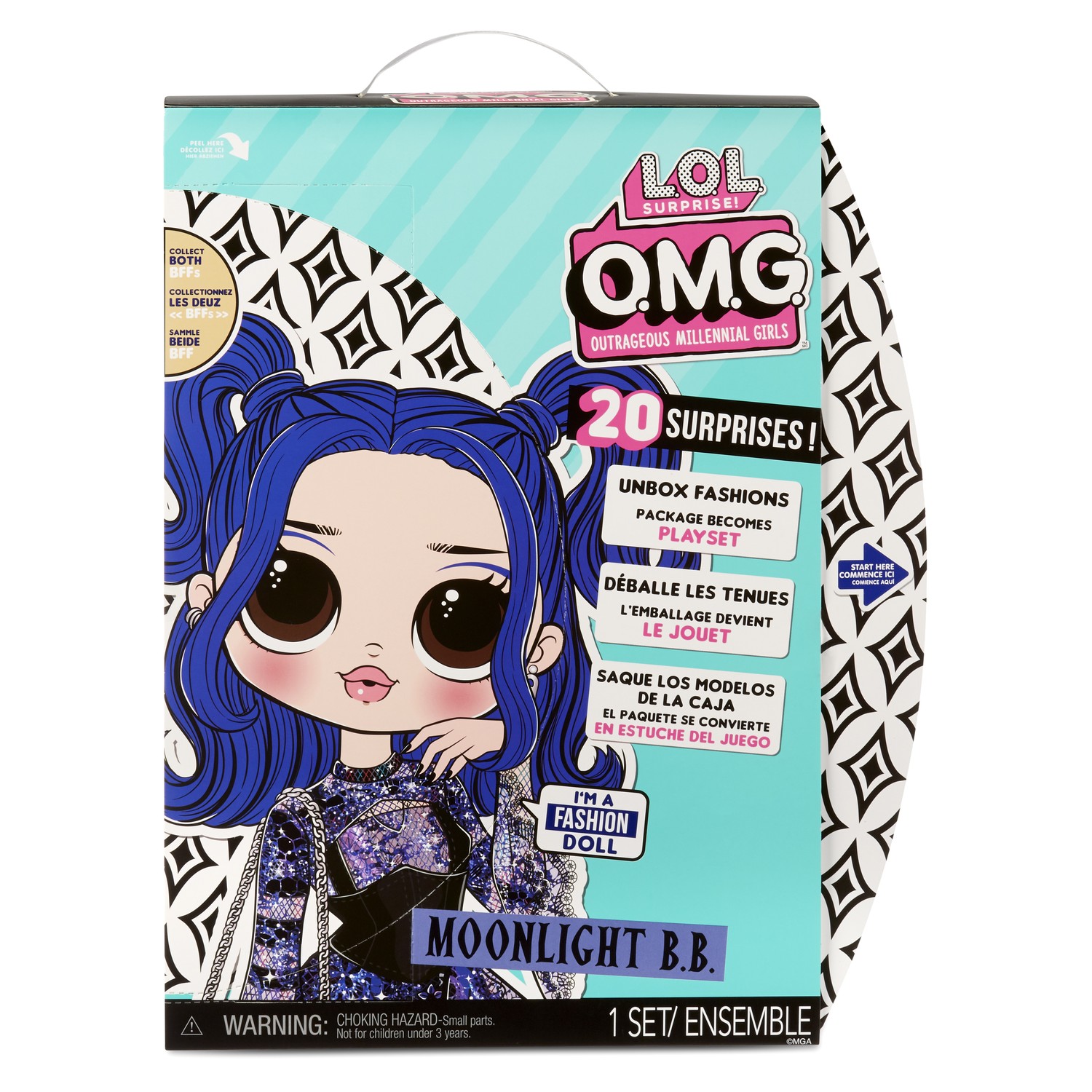 Кукла L.O.L. Surprise! Surprise OMG Doll Series 4.5 Moonlight B.B. 572794EUC 572794EUC - фото 1