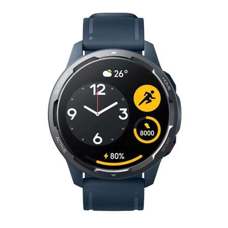 Смарт-часы XIAOMI Watch S1 Active GL BHR5467GL 1.43Amoled BT GPS 470 мАч синие