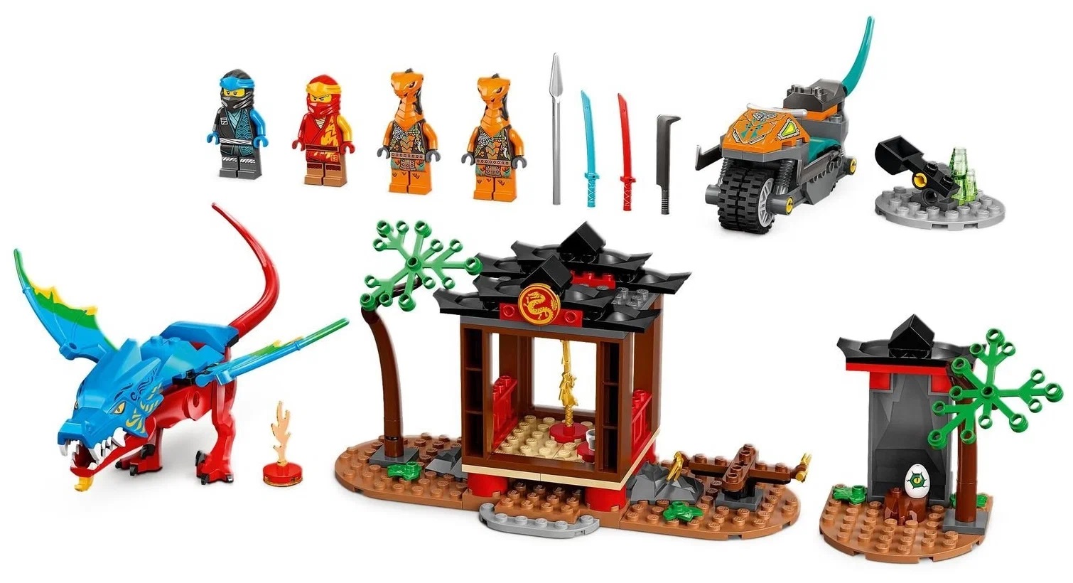 Конструктор Ninjago LEGO Храм ниндзя дракона - фото 6