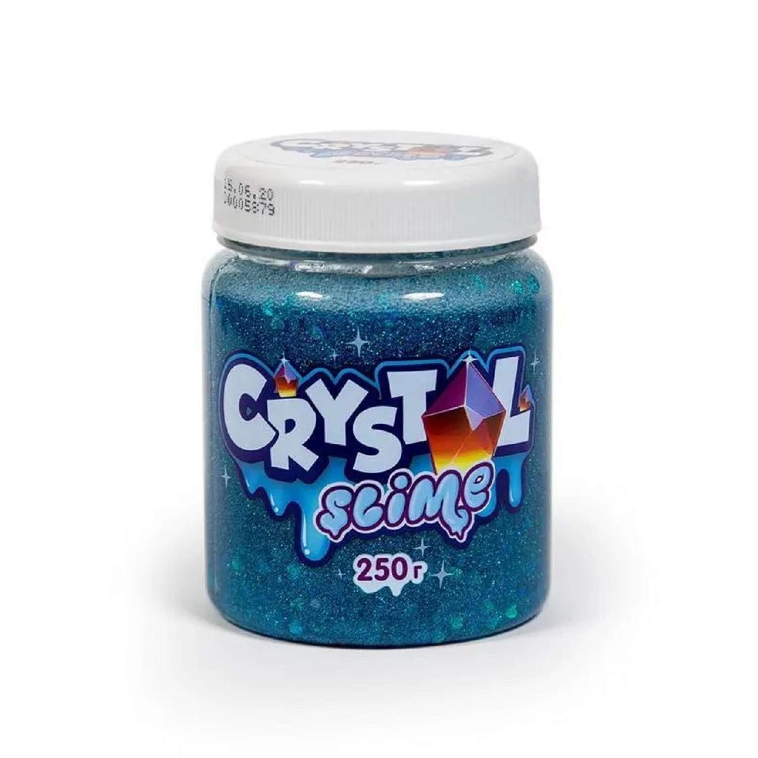 Слайм Slime Голубой с кристаллами - фото 1
