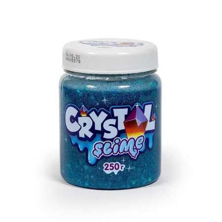 Слайм Slime Голубой с кристаллами
