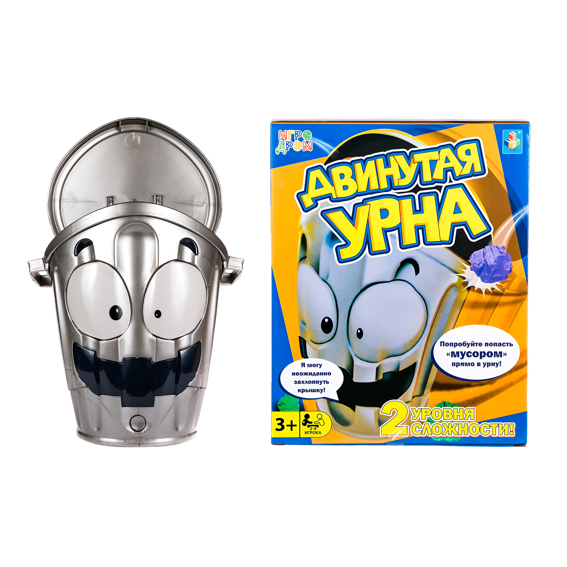 Игра настольная 1TOY ИГРОДРОМ Двинутая урна - фото 2