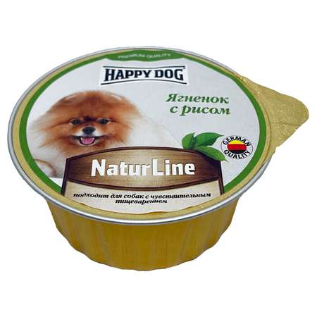 Корм для собак Happy Dog ягненок с рисом 125г