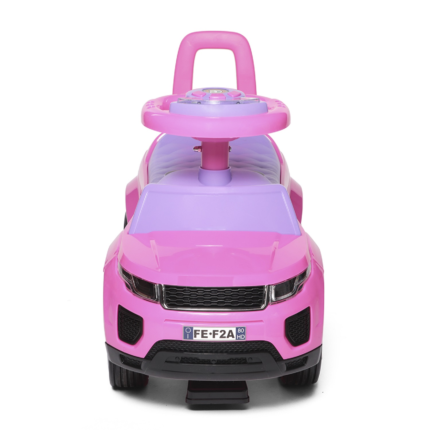 Каталка BabyCare Sport car кожаное сиденье розовый страна производства  Китай 613W кожа розовый купить по цене 3999 ₽ в интернет-магазине Детский  мир