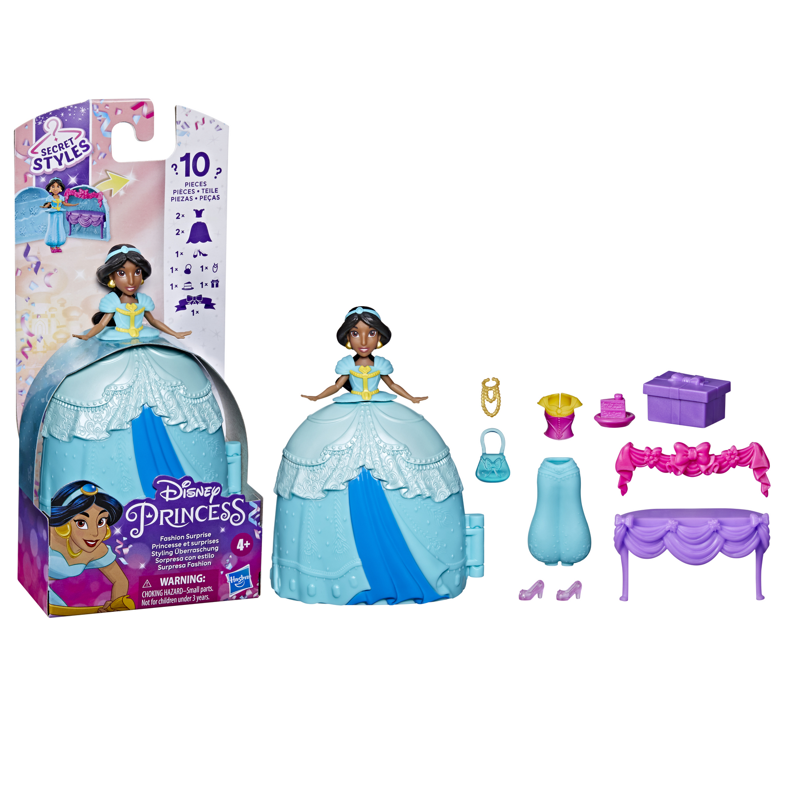 Набор игровой Disney Princess Hasbro Модный сюрприз Жасмин F34685L0 купить  по цене 299 ₽ в интернет-магазине Детский мир