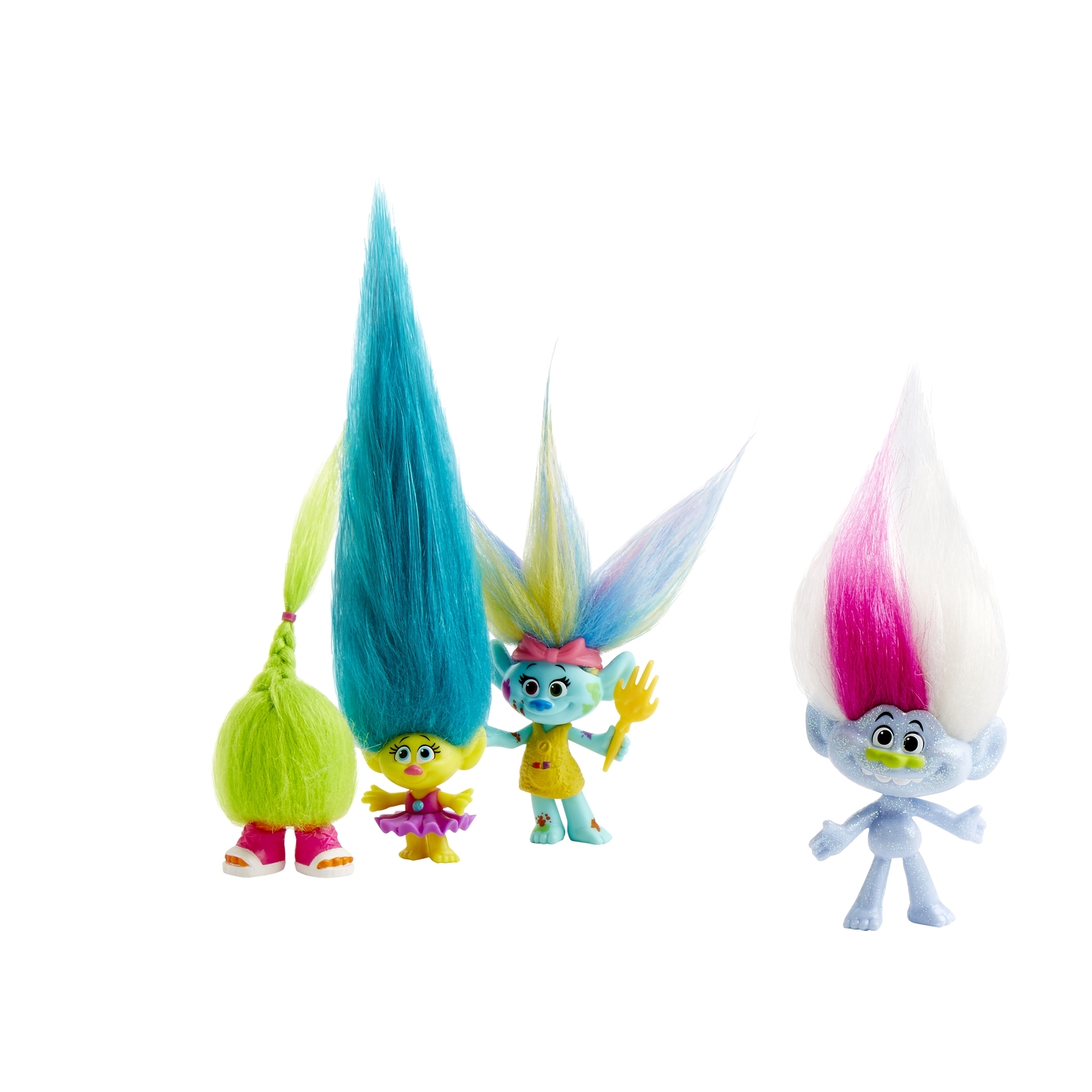 Набор Trolls 4 героя Wild hair pack B7364 - фото 3