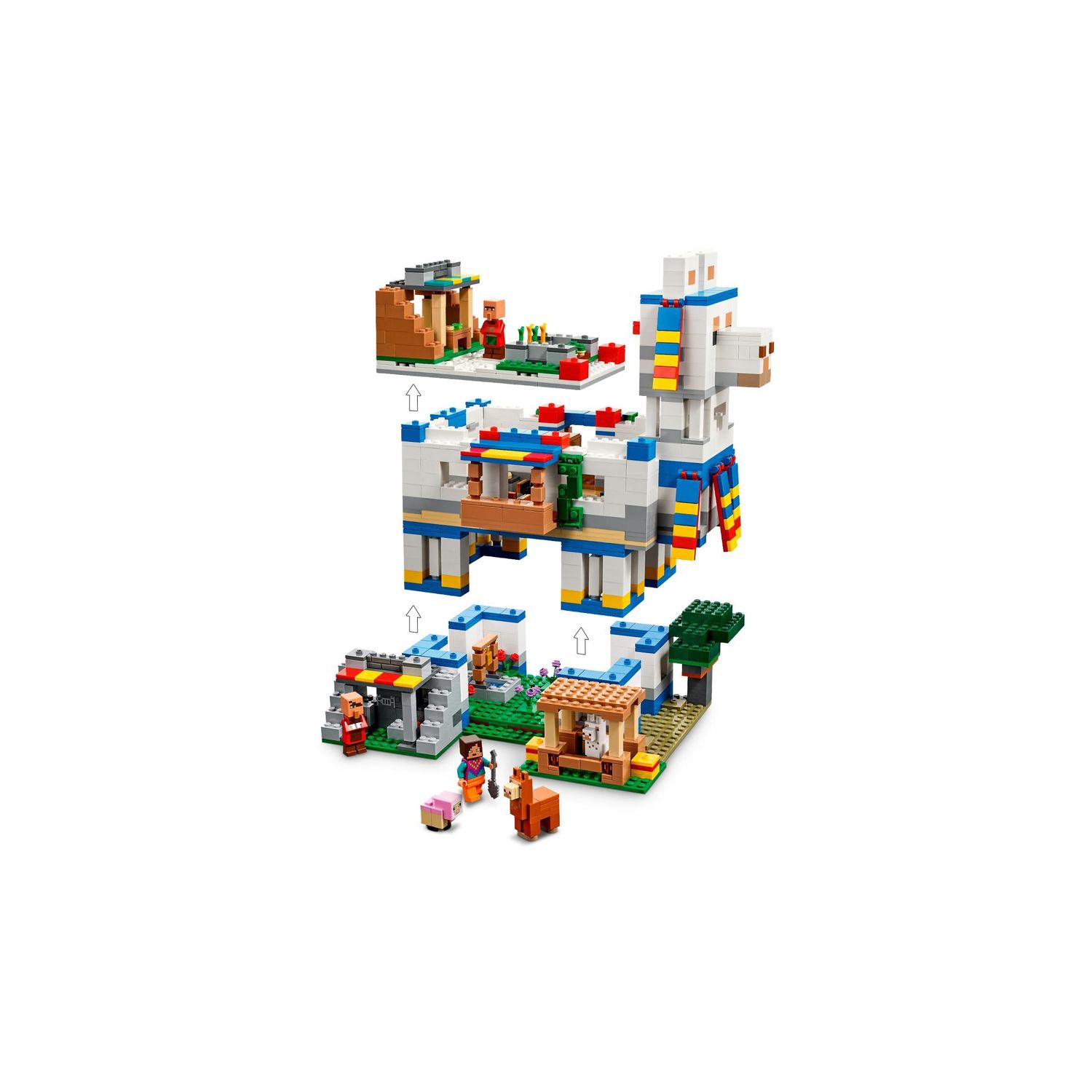 Конструктор LEGO Minecraft The Llama Village 21188 купить по цене 15999 ₽ в  интернет-магазине Детский мир