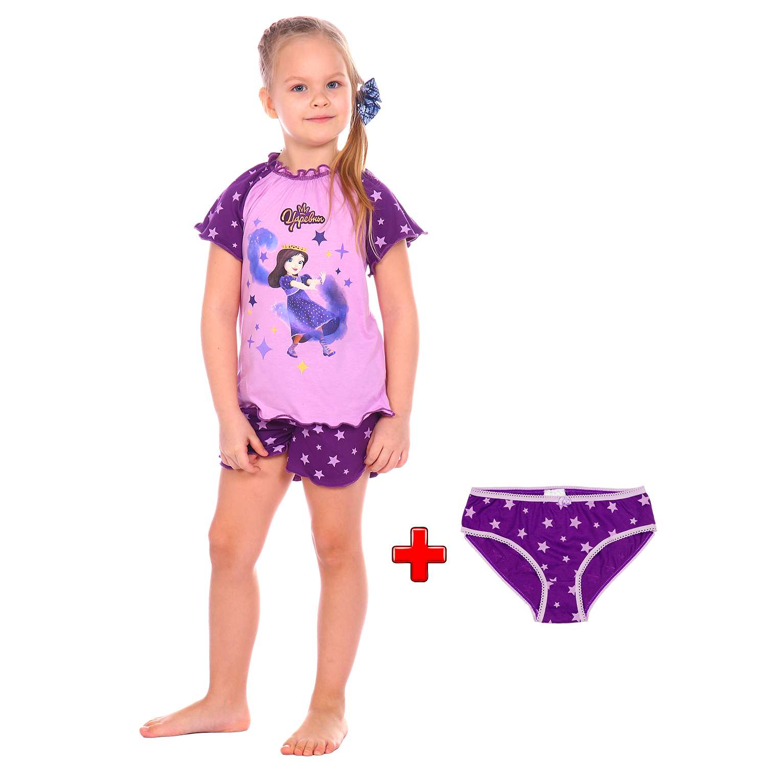 Пижама Детская Одежда S0412К/сиреневый_фиолет - фото 2