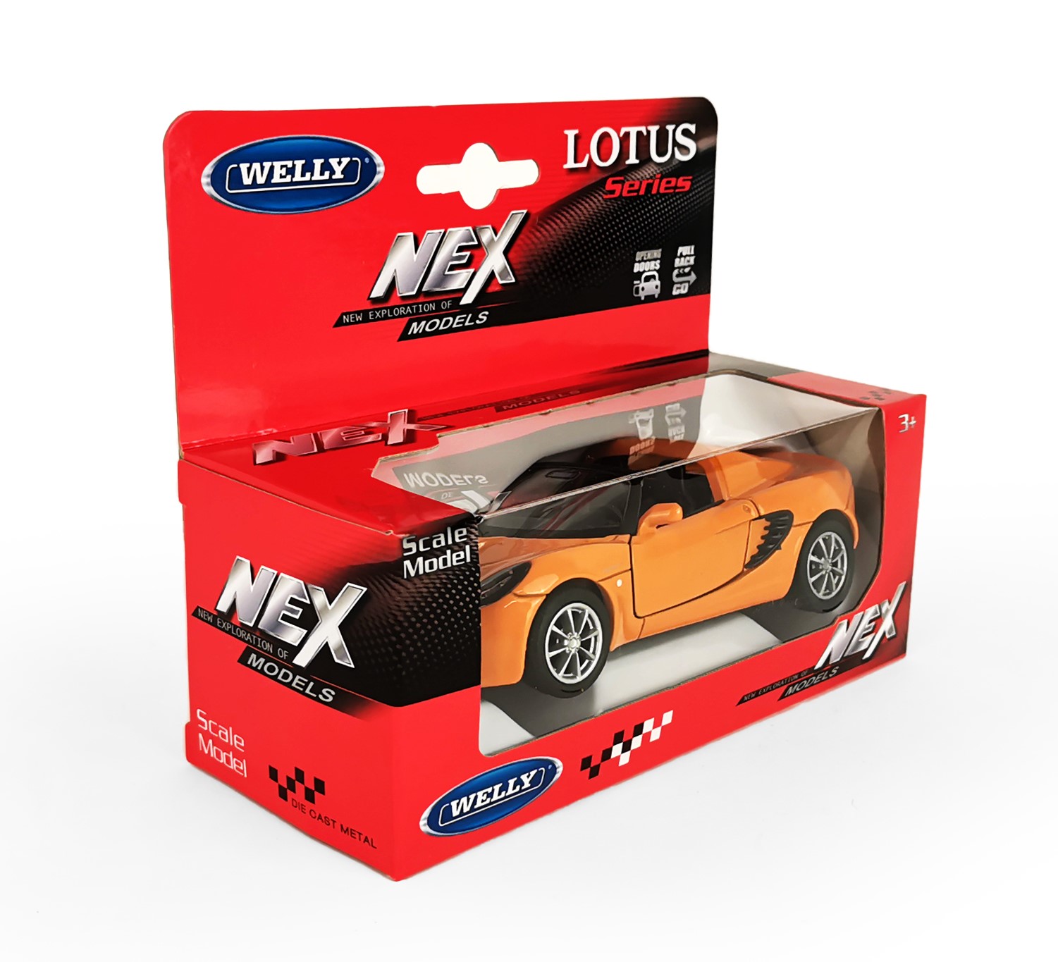 Машинка Welly 1:38 Lotus Elise 111S 2003 цвет в ассортименте 42335W - фото 10