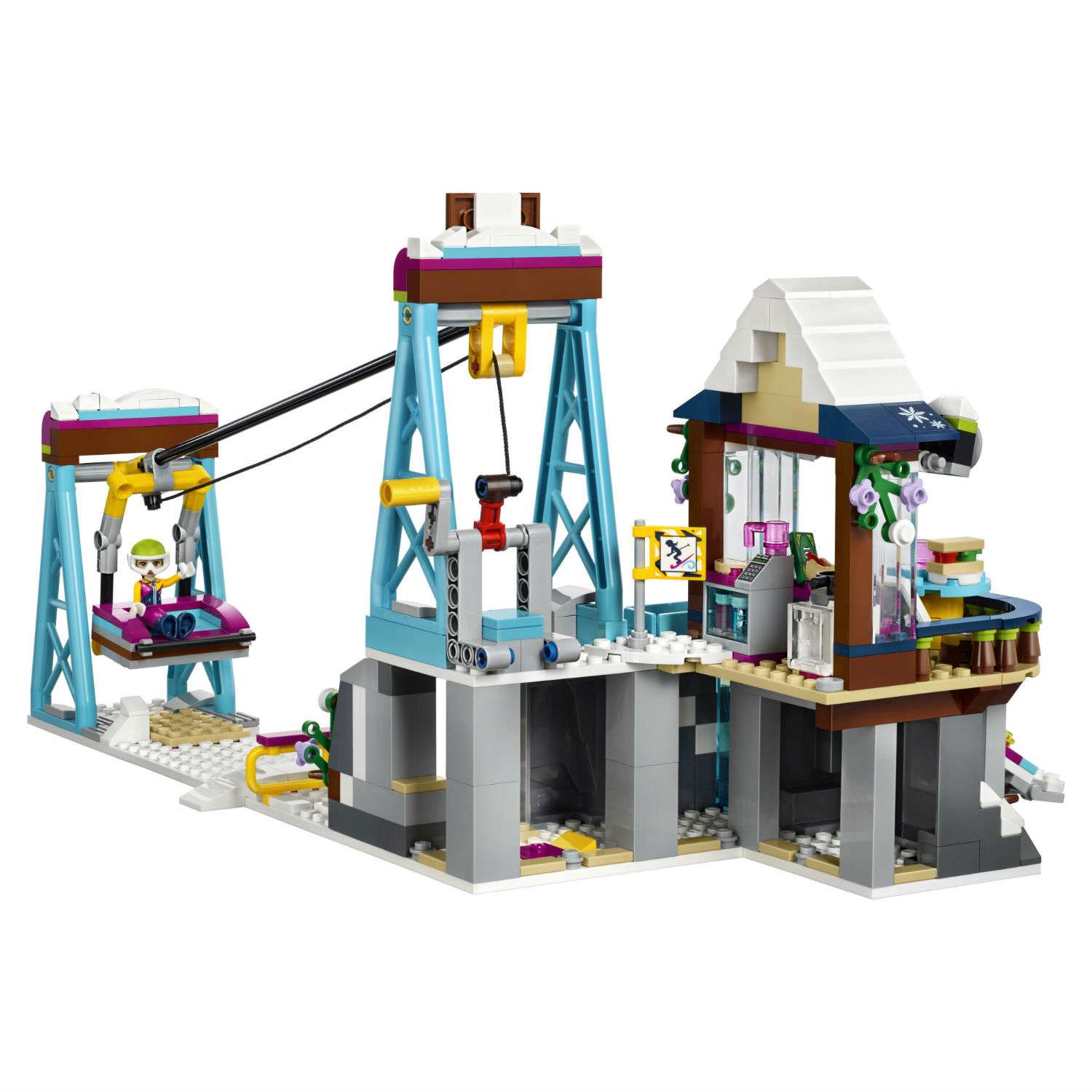 Конструктор LEGO Friends Горнолыжный курорт: подъёмник (41324) - фото 17