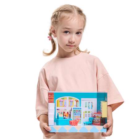 Игровой набор Кошечки-собачки тележки и корзинки, касса