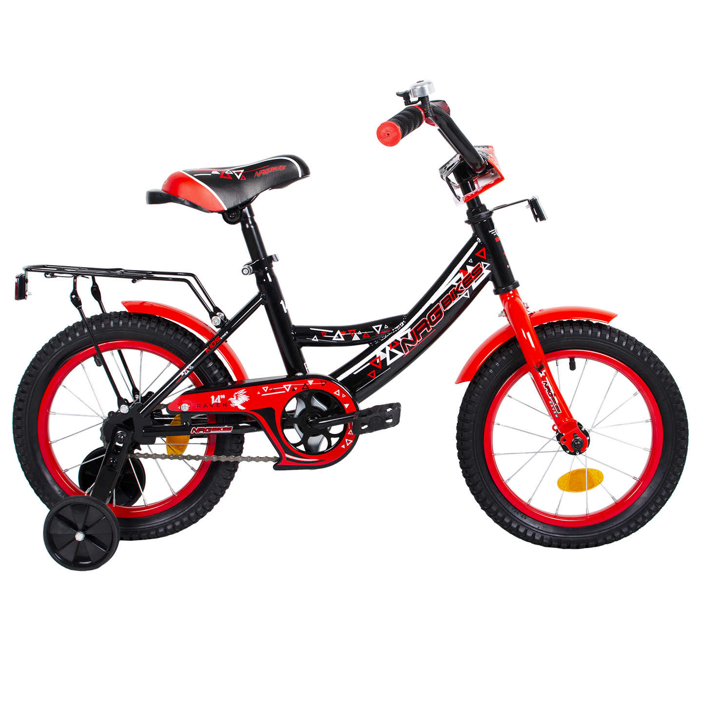 Велосипед NRG BIKES RAVОN 14 black-red - фото 10