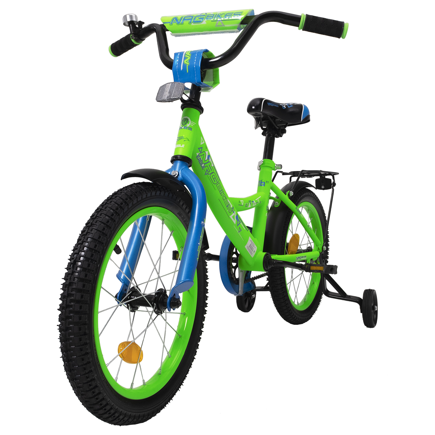 Велосипед NRG BIKES Eagle 16 green-blue - фото 23