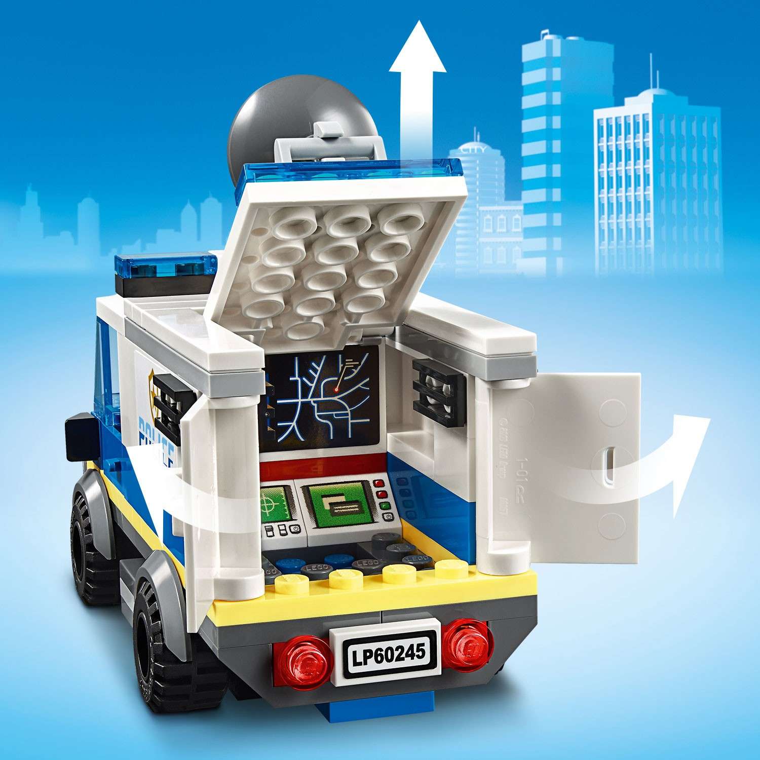Конструктор LEGO City Police Ограбление полицейского монстр-трака 60245 - фото 14