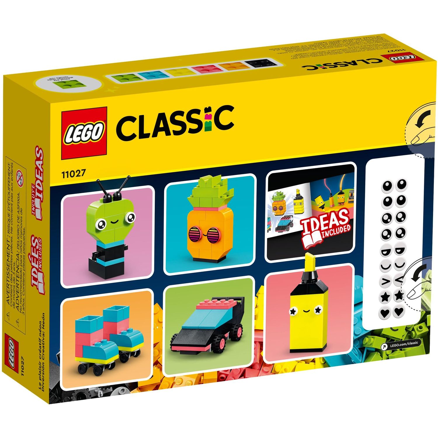 Конструктор LEGO Classic Creative Neon Fun 11027 - фото 9