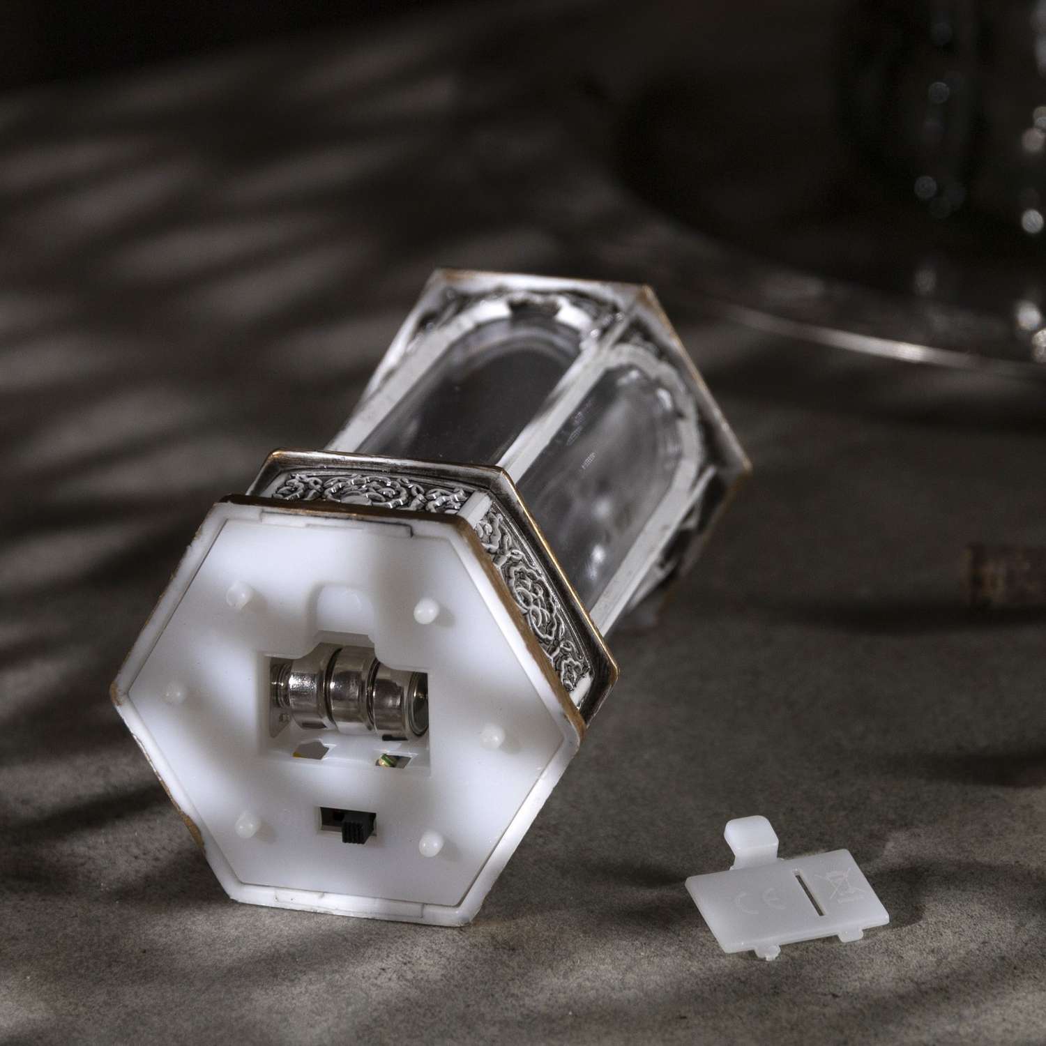 Светодиодная Luazon фигура «Свеча в ротонде» 6.3 × 14 × 6.3 см пластик батарейки AG13х3 свечение тёплое белое - фото 3