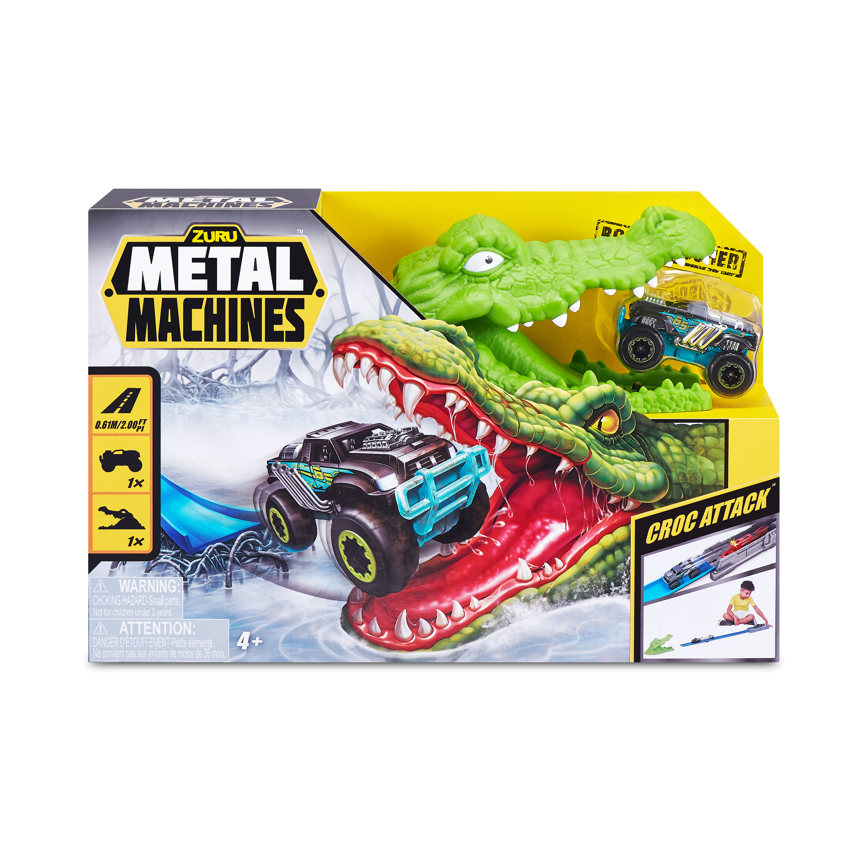 Игровой набор Metal Machines трек Крокодил с машинкой 6718 - фото 11