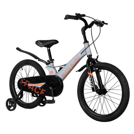 Детский двухколесный велосипед Maxiscoo Space стандарт 18 графит