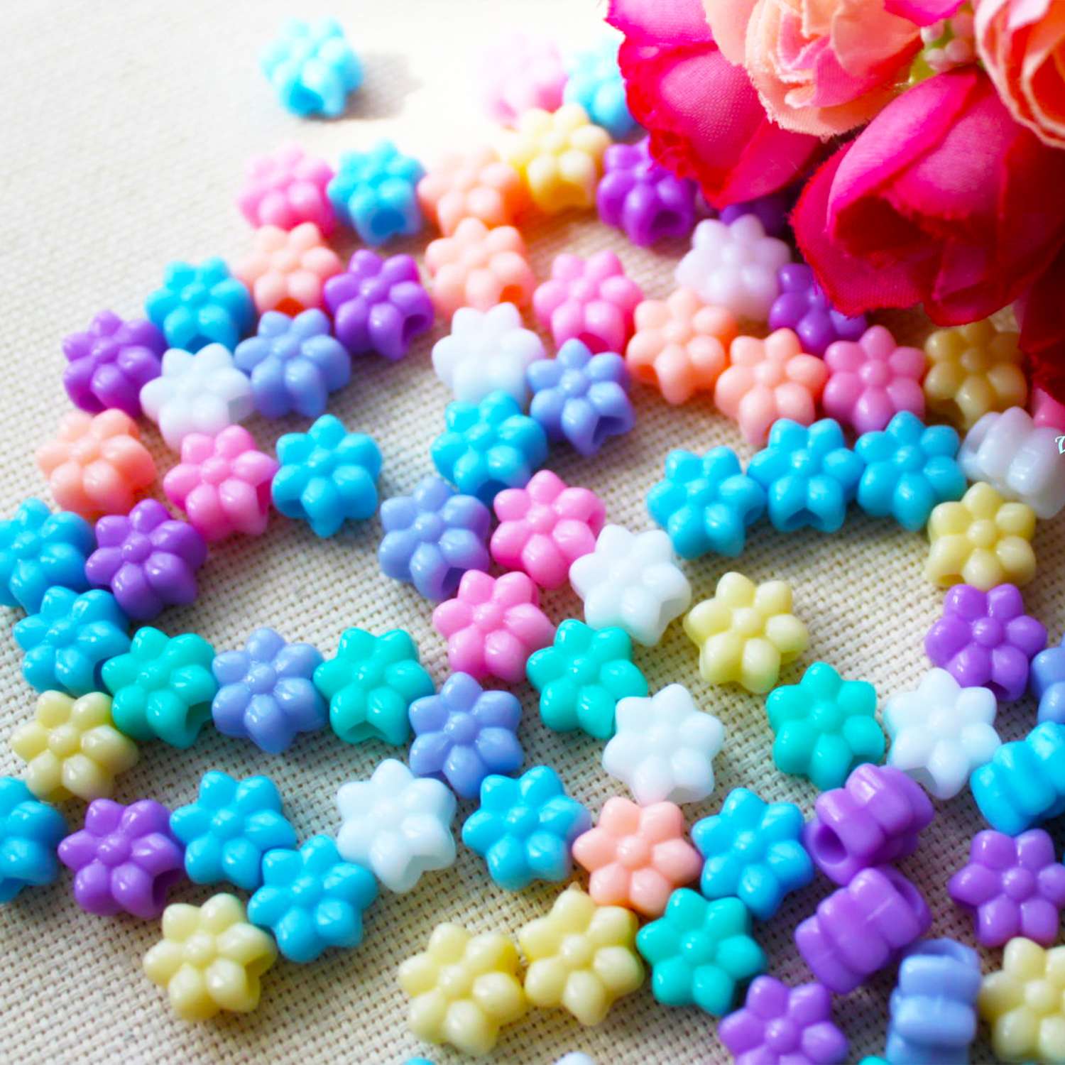 Набор бисера MINI-TOYS красивые бусы 5в1 «Pretty Beads» - фото 3