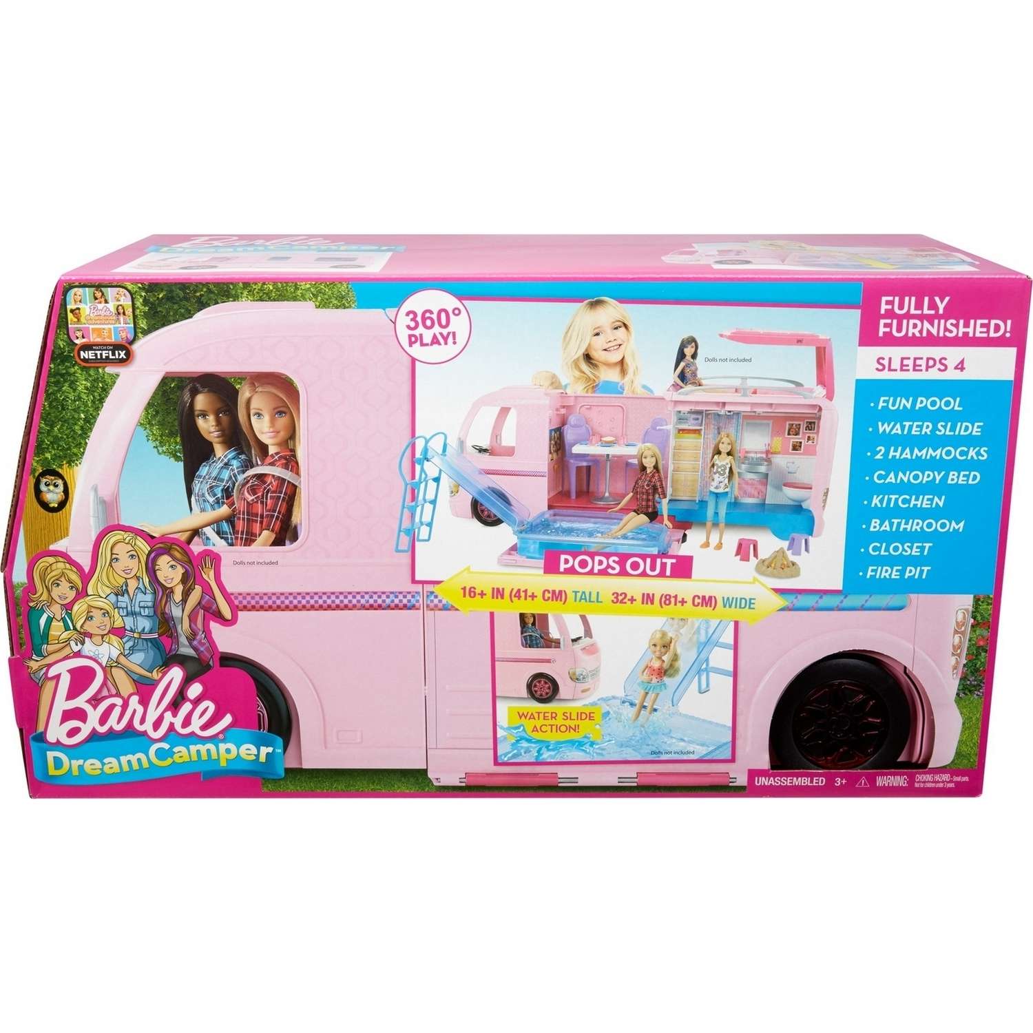 Фургон Barbie Волшебный раскладной FBR34 - фото 2