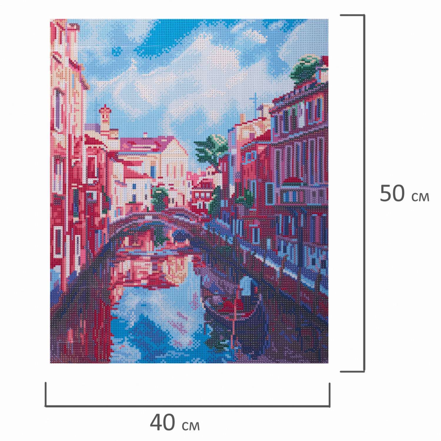 Алмазная мозаика Остров Сокровищ 40х50 см Солнечная Венеция - фото 7