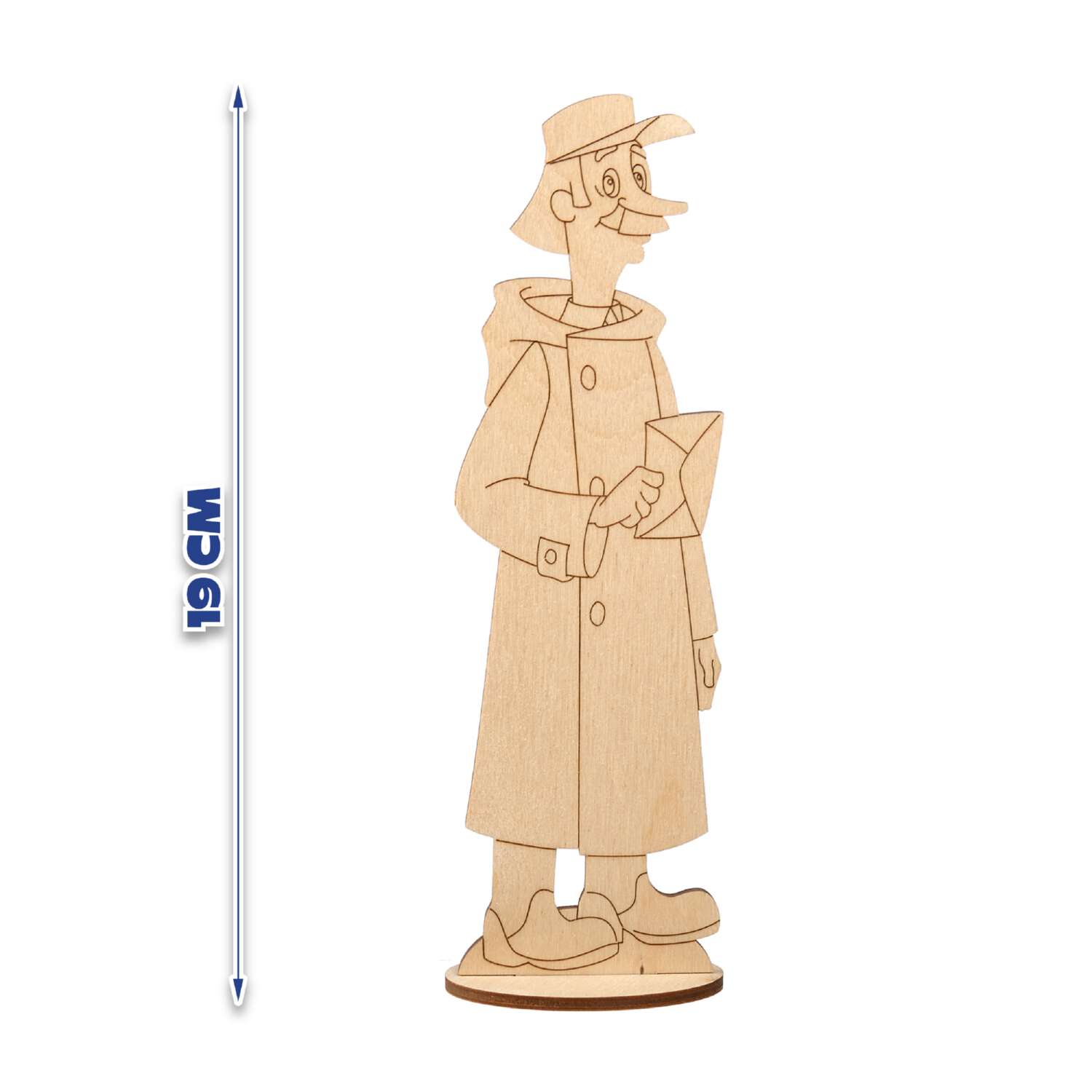 Заготовки для творчества TIMBERLICIOUS Простоквашино герои сказок - деревянные фигурки 6-19см. на подставке - фото 5