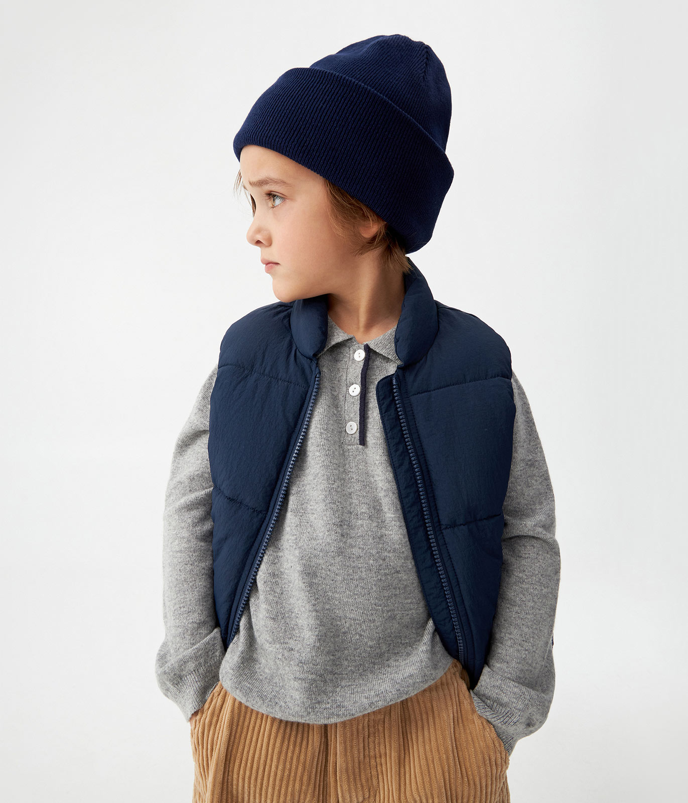 Жилет Totti Kids AW23TKB013/Жилет/Синий - фото 14