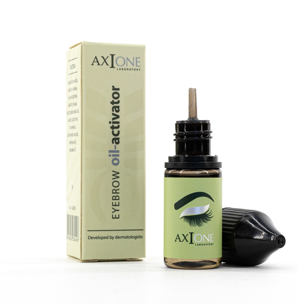 Масло для волос AXIONE бровей и ресниц Eyebrow oil activator 10 мл - фото 4