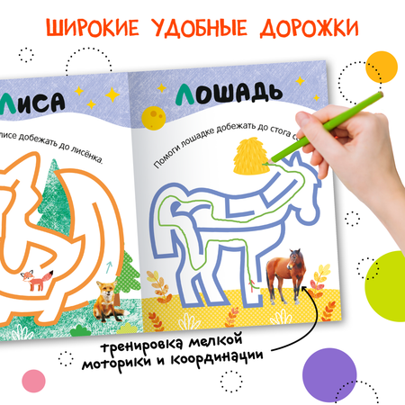 Книга Лабиринты для малышей 2 Животные
