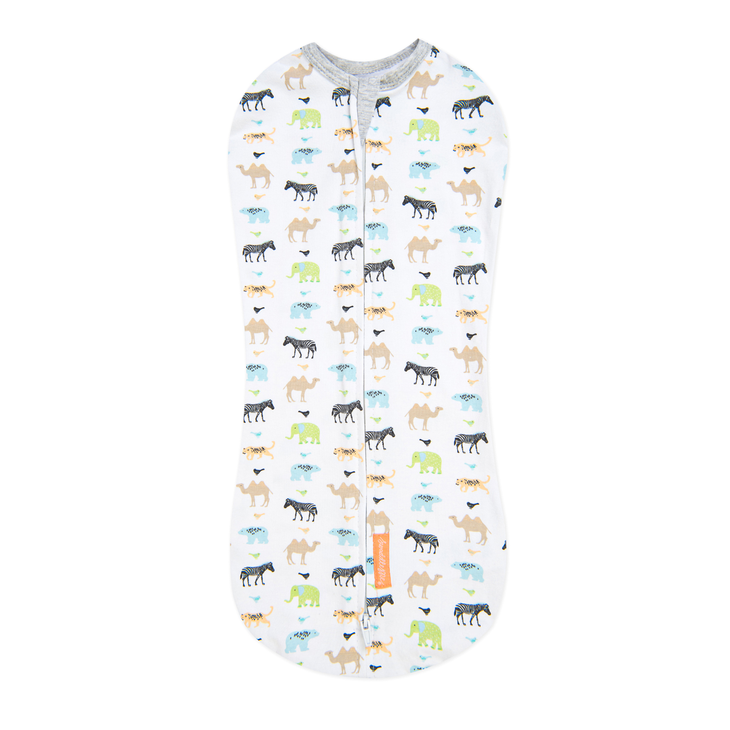 Конверт для пеленания Summer Infant Swaddlepod Зверята на молнии S 58856 - фото 1