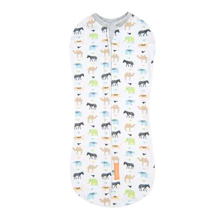 Конверт для пеленания Summer Infant Swaddlepod Зверята на молнии S 58856