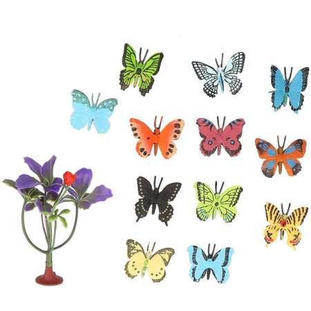 Фигурки бабочек Наша Игрушка набор игоровой для развития и познания 13 шт