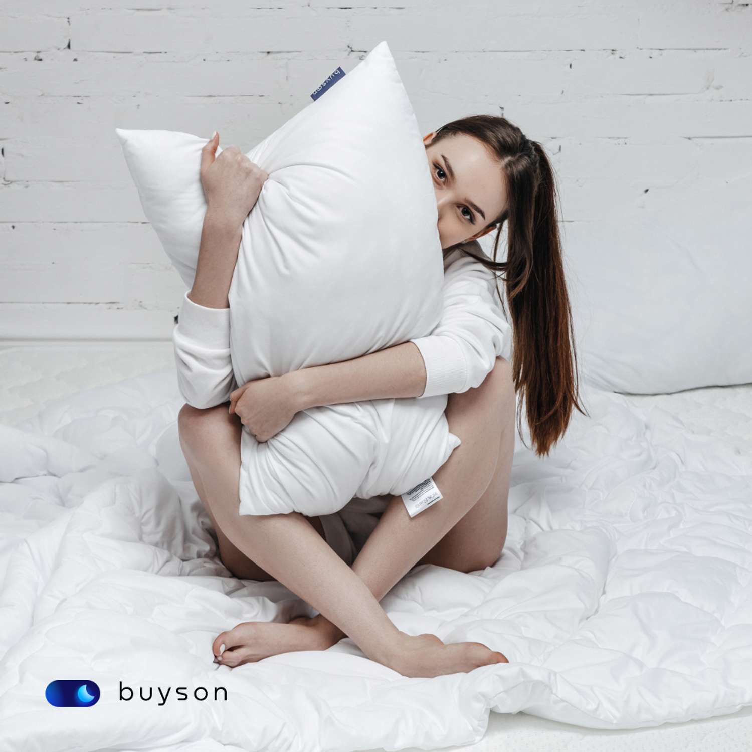Анатомическая набивная подушка buyson BuyFirst 50х70 см высота 18 см - фото 7