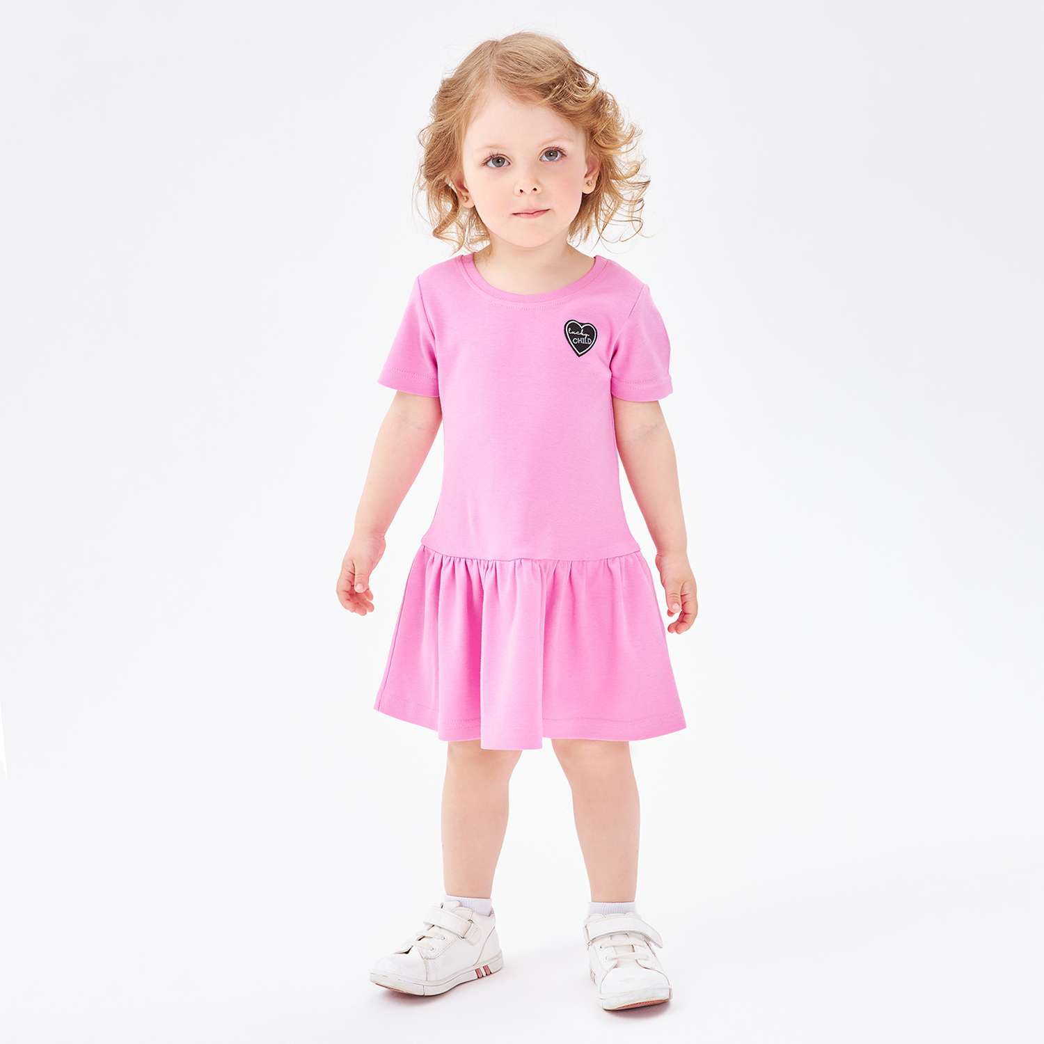 Платье Lucky Child 143-63/розовый/0-2 - фото 3