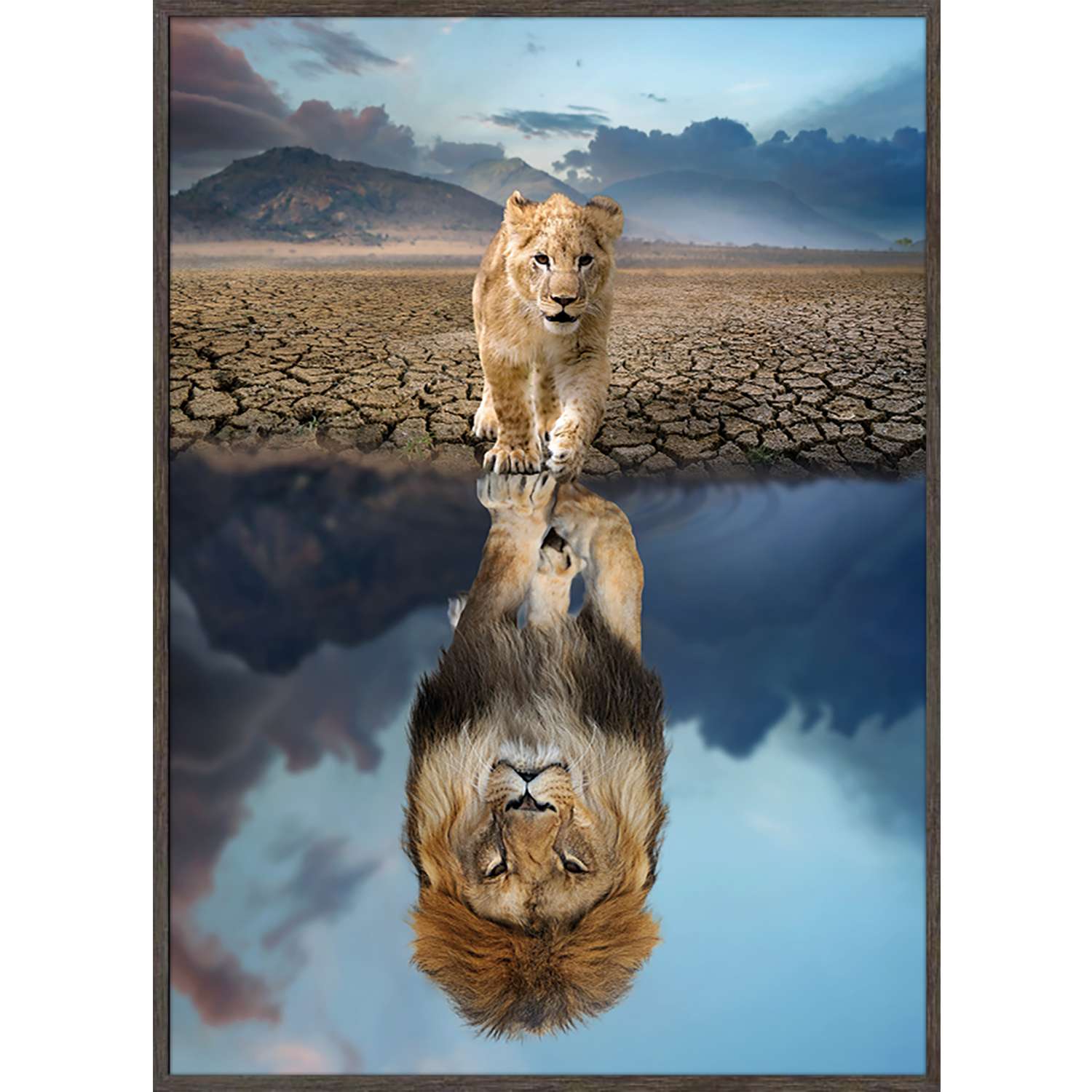 Картина Графис Будущий король лев - фото 2