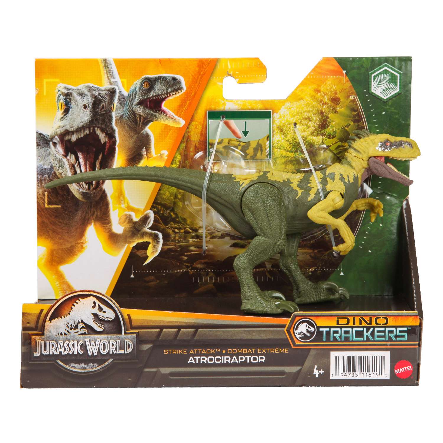 Фигурка Jurassic World Strike Attack HLN69 - фото 3