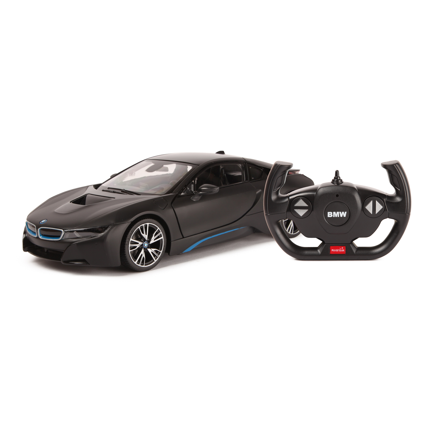 Машина Rastar РУ 1:14 BMW i8 USB Черная 71070 купить по цене 1999 ₽ в  интернет-магазине Детский мир