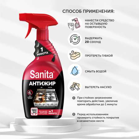 Спреи для уборки Sanita набор 4 шт