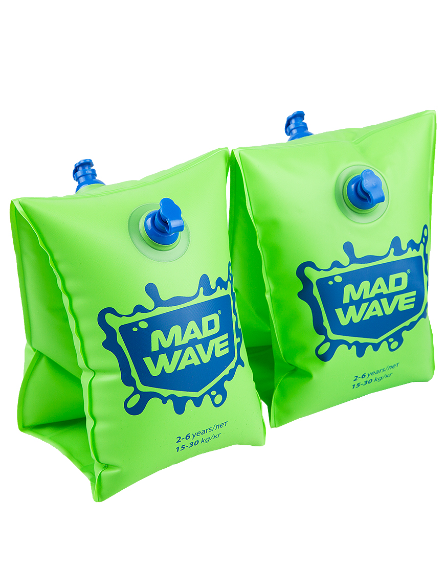 Нарукавники MAD WAVE Mad Wave 2-6 years Green - фото 1