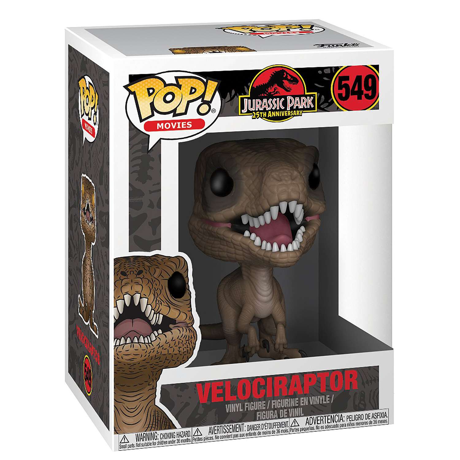 Игрушка Funko Pop Vinyl Jurassic Park Velociraptor Fun1226 - фото 2