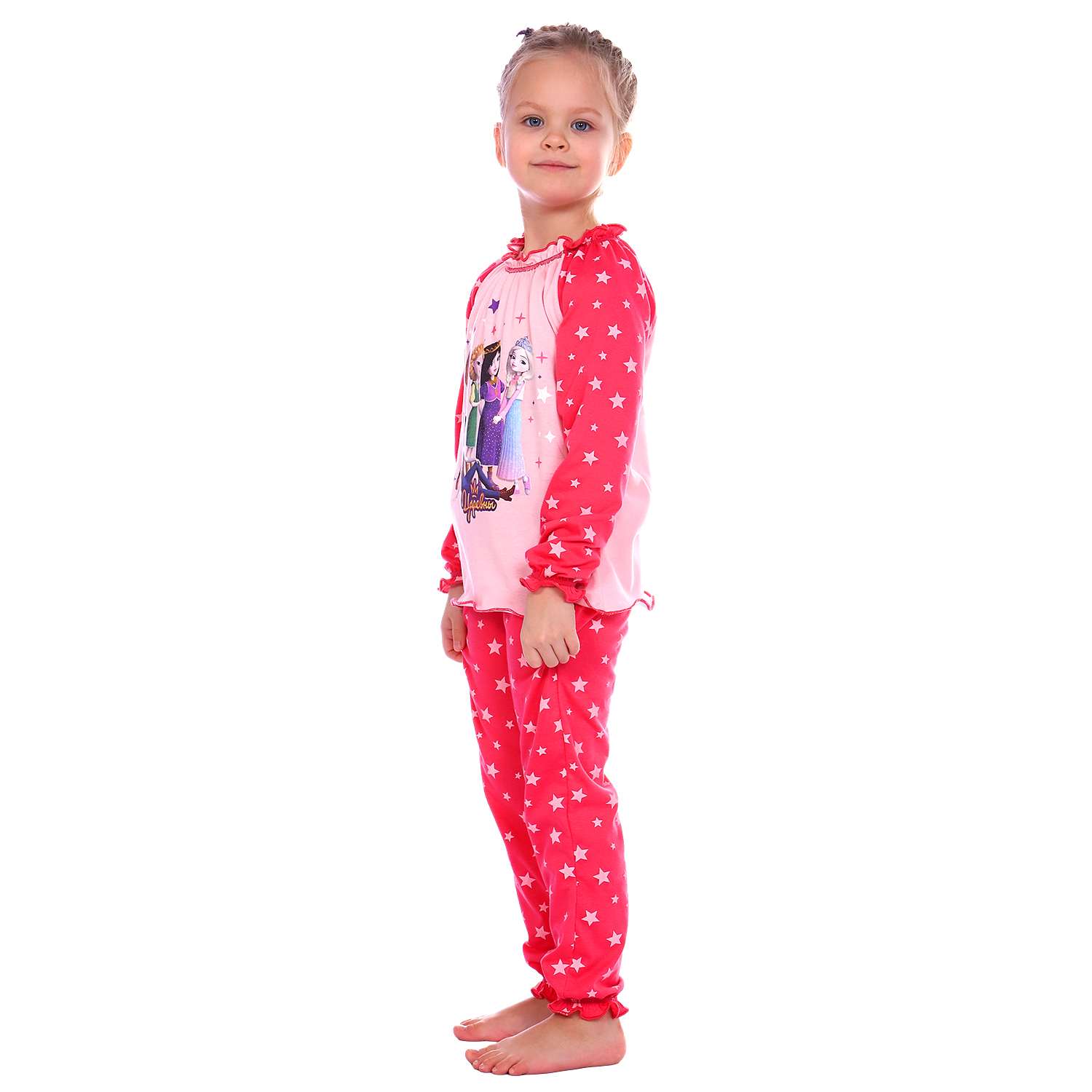Пижама Детская Одежда S0413К/розовый_малиновый - фото 4