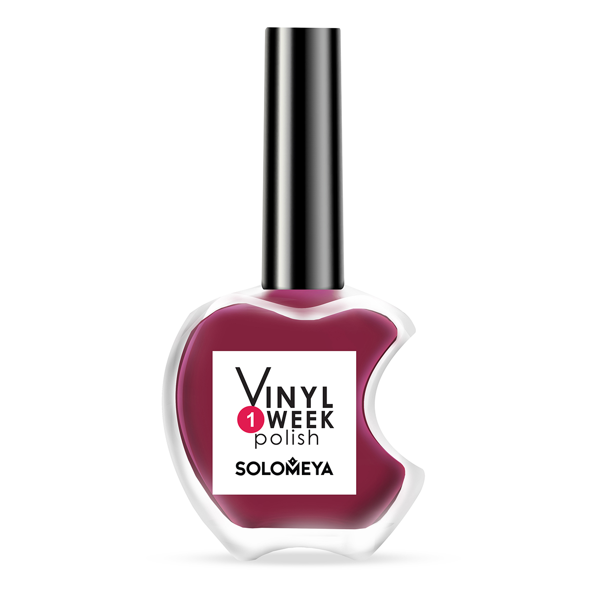 Лак для ногтей SOLOMEYA недельный One Week Vinyl Polish Cherry 12 13ml - фото 1