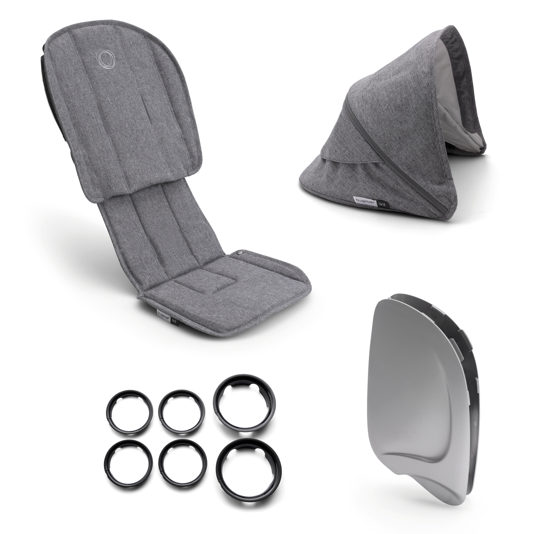 Bugaboo Ant style set 5 Grey Melange 910210GM01 8409