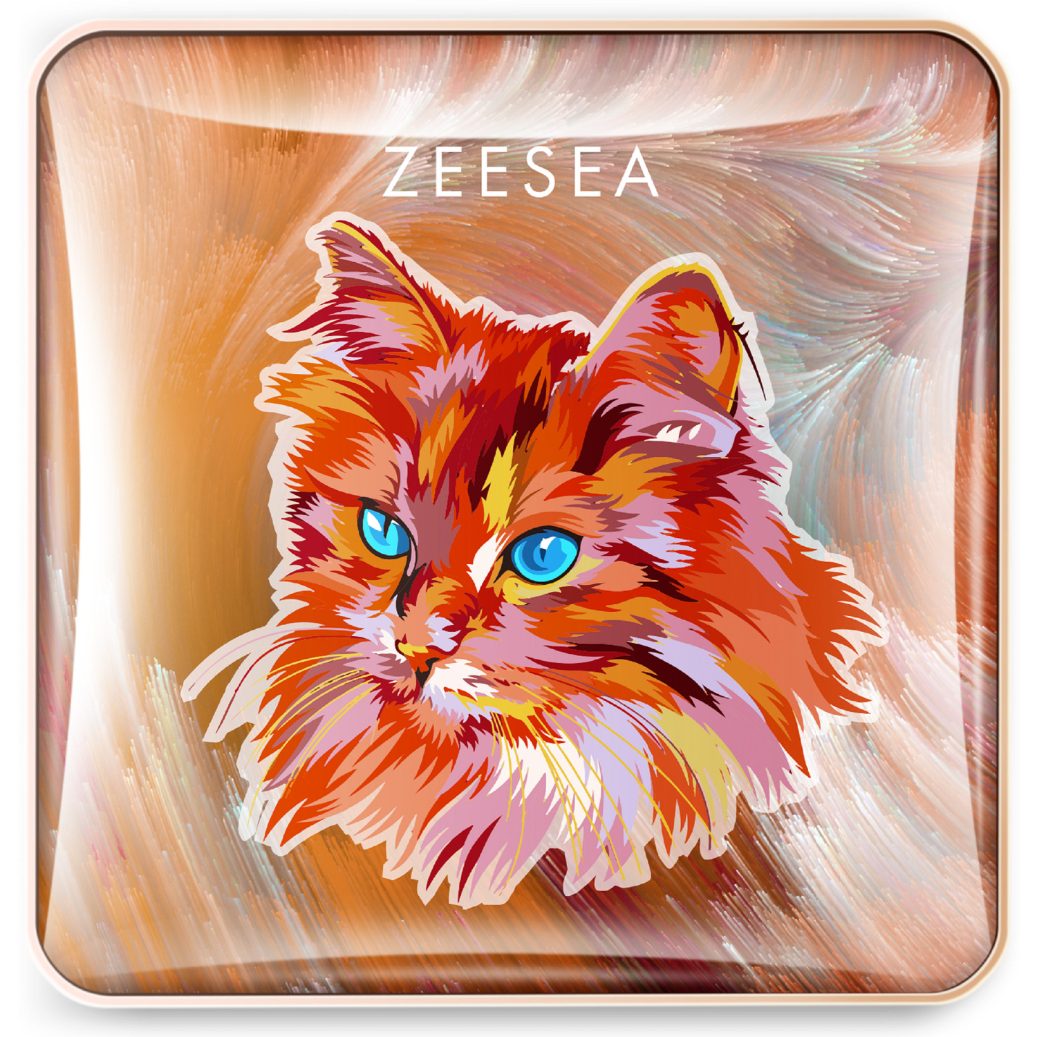 Тени для век Zeesea Tipsy Kitty Eyeshadow Quad тон 06 3.5 г - фото 1