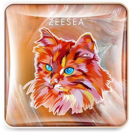 Тени для век Zeesea Tipsy Kitty Eyeshadow Quad тон 06 3.5 г