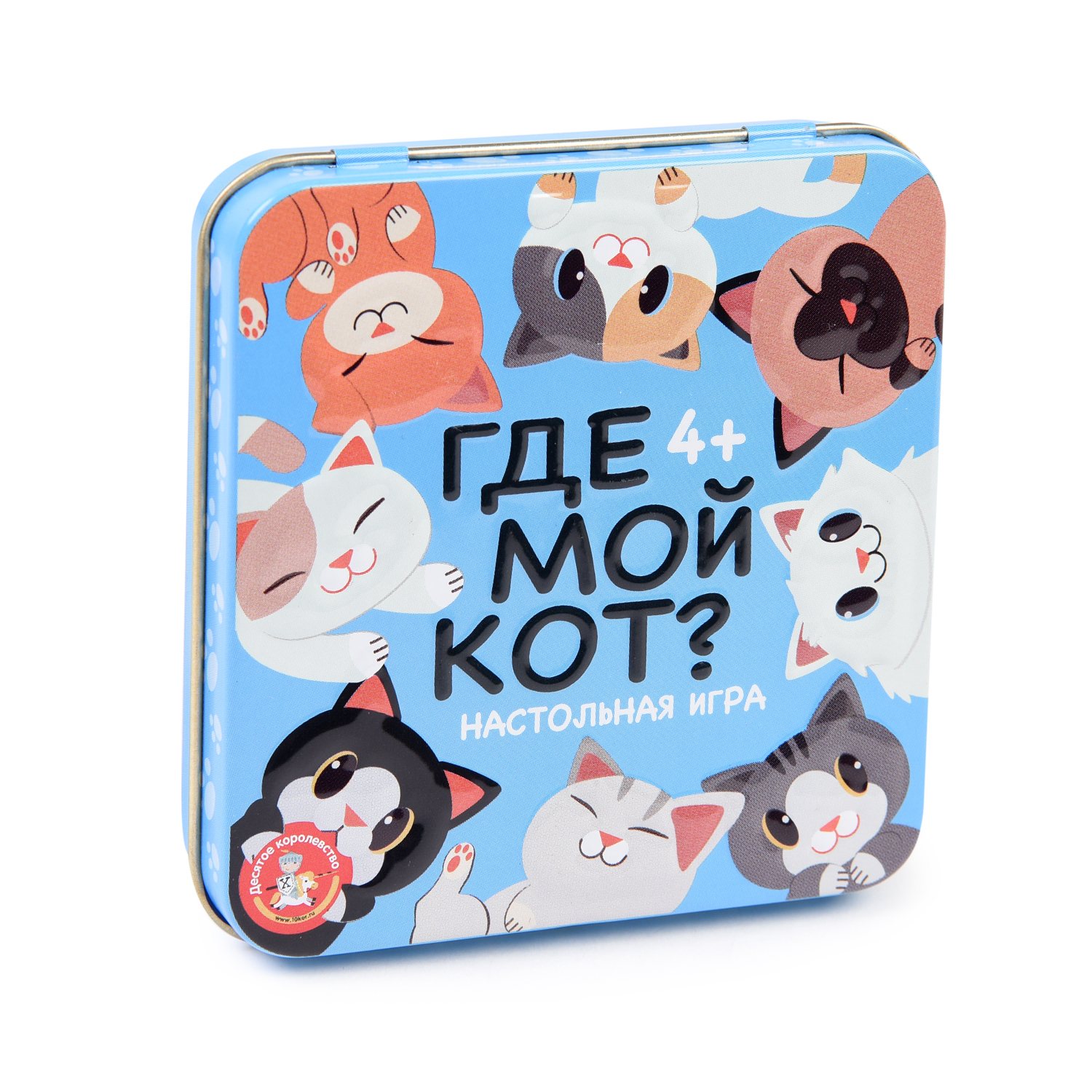 Десятое Королевство Настольная игра Пластиковые кубики. Где мой кот?