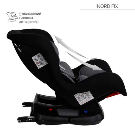 Автокресло Babyton Nord Fix Black-Grey Isofix 0+/1 (0-18 кг)