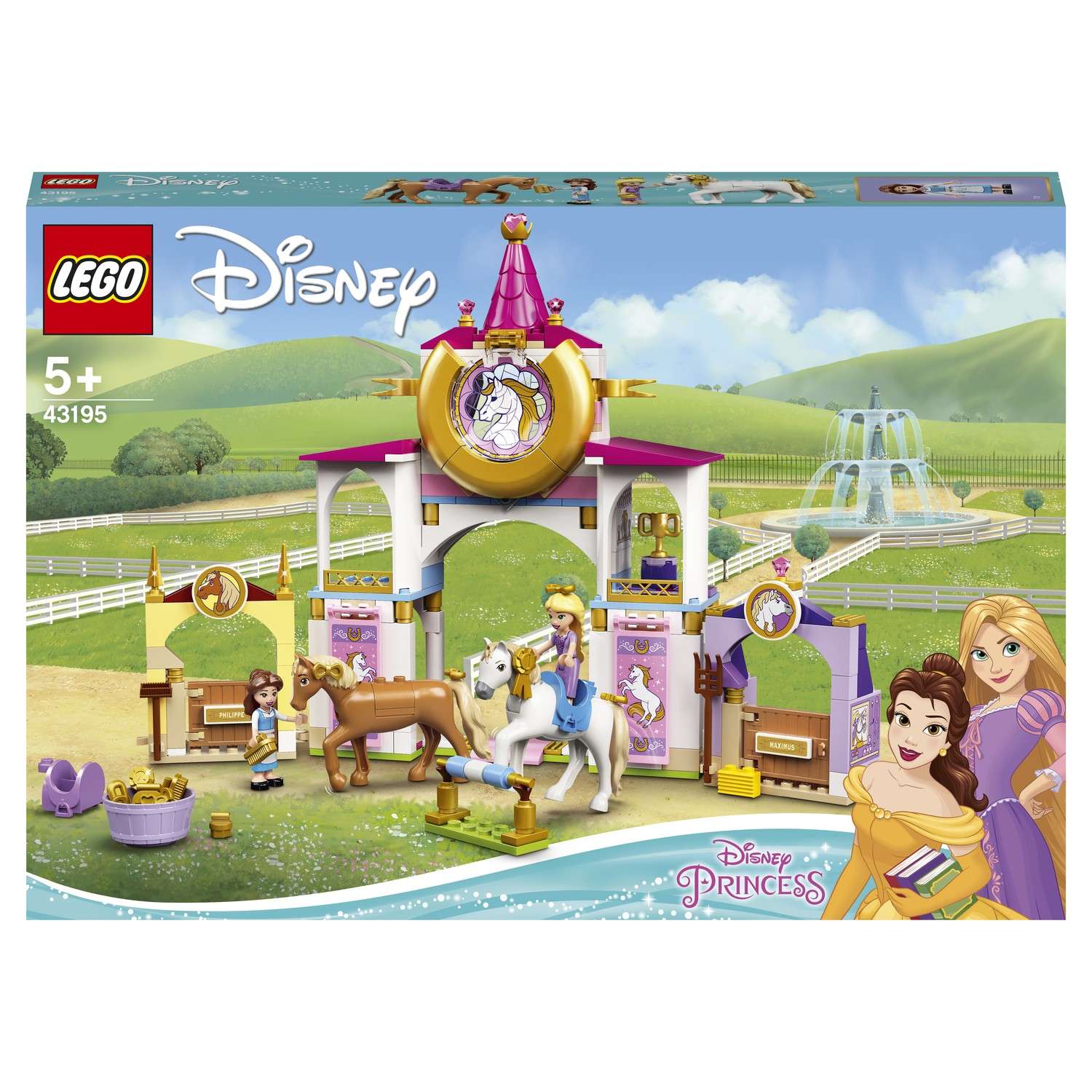 Конструктор LEGO Disney Princess Королевская конюшня Белль и Рапунцель 43195 - фото 2