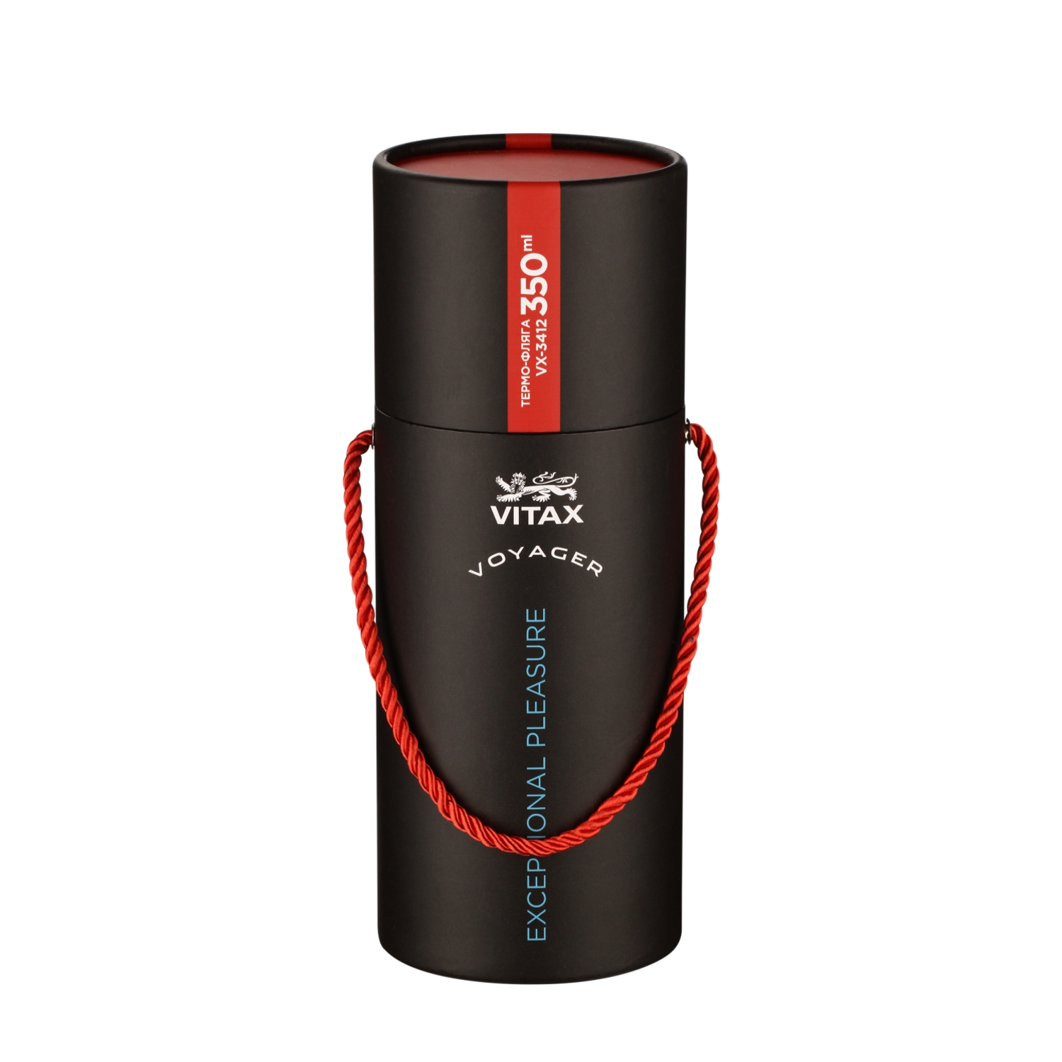 Термокружка Vitax 0.35 литра с горлышком-клапаном в подарочном тубусе - фото 3